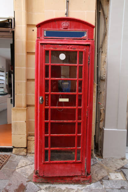 istock Red street phone box of Malta 1359112357