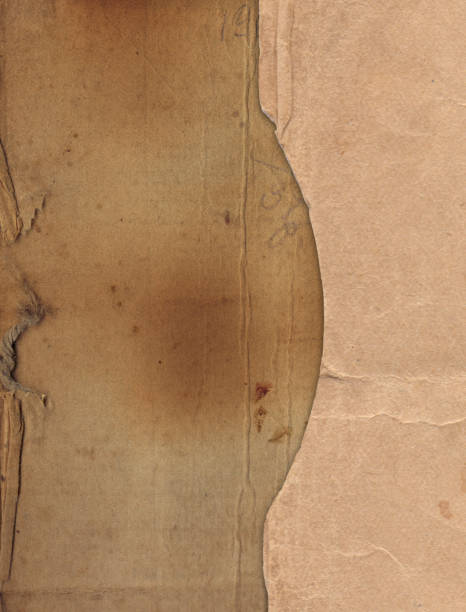istock Vintage old paper with scratches and stains texture 1359112381