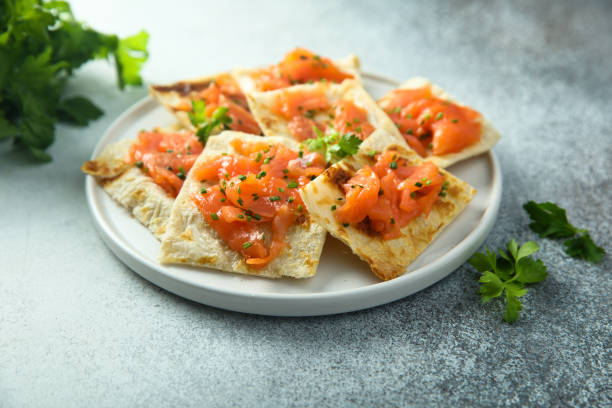 istock Smoked salmon tart 1359116932