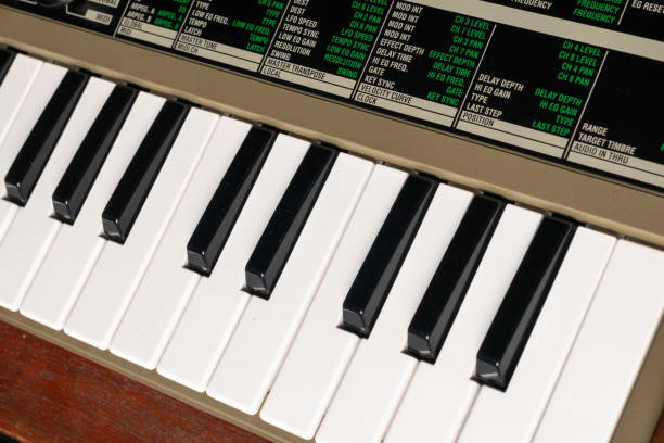 istock Musical instrument keyboard macro photography 1359117995