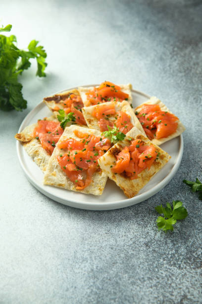 istock Smoked salmon tart 1359118123