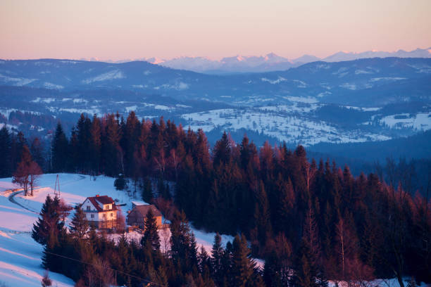 istock View to Tatra mountains from Beskidy, Poland 1359118306