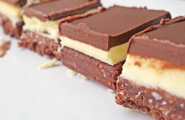 istock Blurred Nanaimo Bar Dessert Food Background 1359119063
