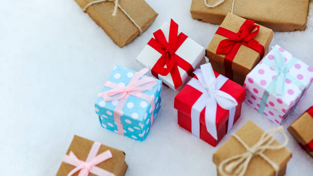 istock Gifts Decoratings On Snow 1359119303