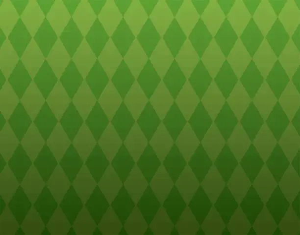 Vector illustration of Green rhombus gradient background, wallpaper / illustration material (vector illustration)