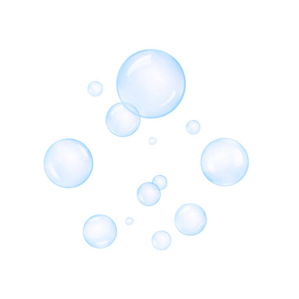 Transparent soap or water bubbles Transparent soap or water bubbles puff ball gown stock pictures, royalty-free photos & images