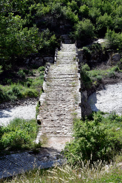istock Greece, Epirus, Historic Plakidas Stone Bridge 1359127263