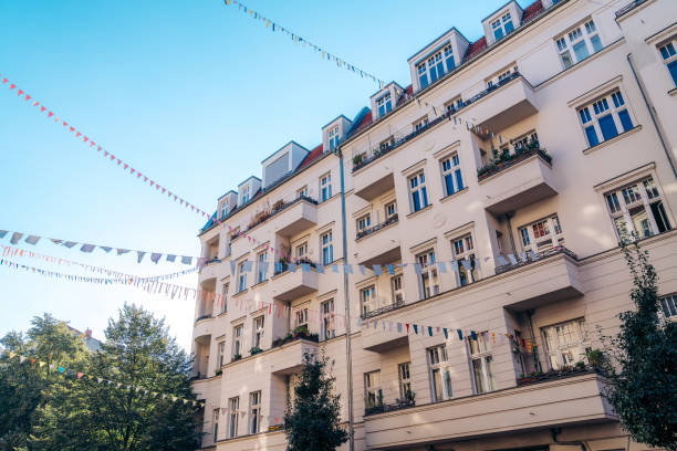 apartment buildings in Berlin-Prenzlauer BergBerlin, Germany
