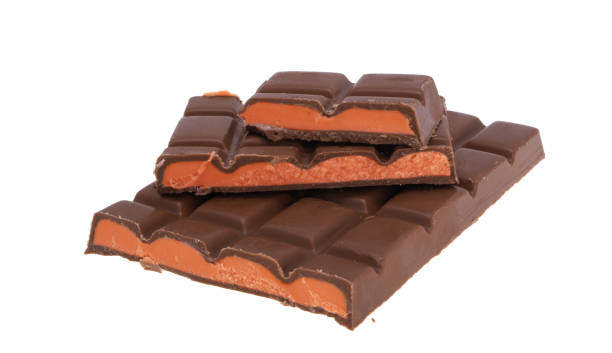 istock chocolate with strawberry filling isolated 1359140253