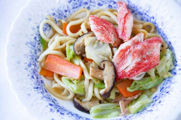 istock Fried Udon Noodles---Yaki Udon 1359140660