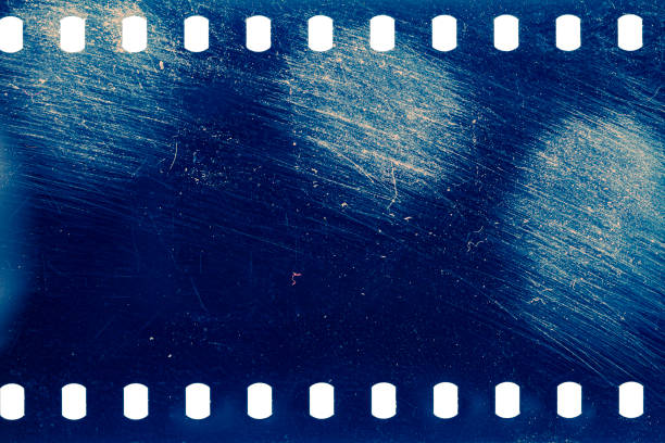 istock Dusty and grungy 35mm film texture or surface 1359141825