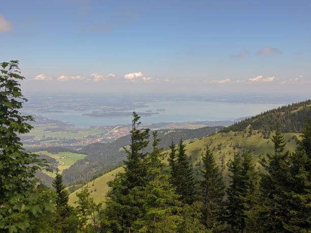 istock Mountain landscape with a view of the valley 1359145303