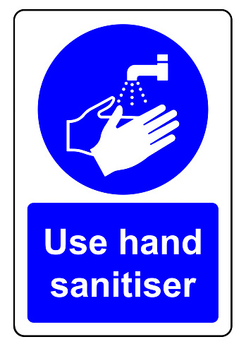 Use hand sanitizer when washing your hands to avoid COVID 19