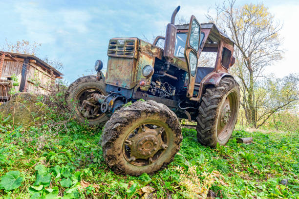 istock agricultural tractor equipment created in the USSR 1359176402