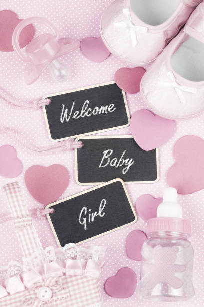 istock Welcome baby girl 1359179795