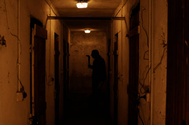 istock terrifying presence in the cellar armed with a machete 1359181707