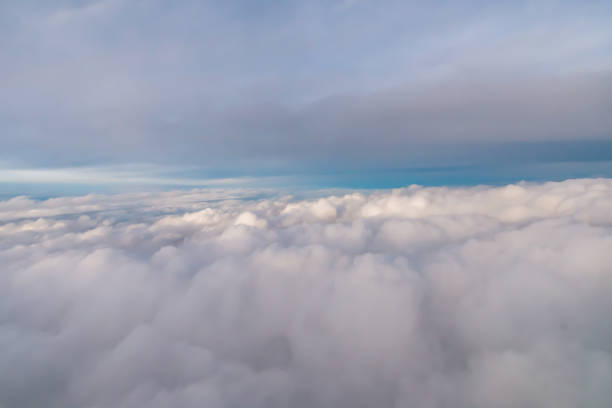 istock Aerial view of life over the clouds 1359182615