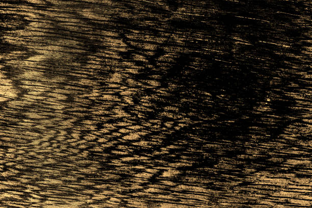 istock Dark grunge texture with abstract pattern on a brown old chopping board 1359187511