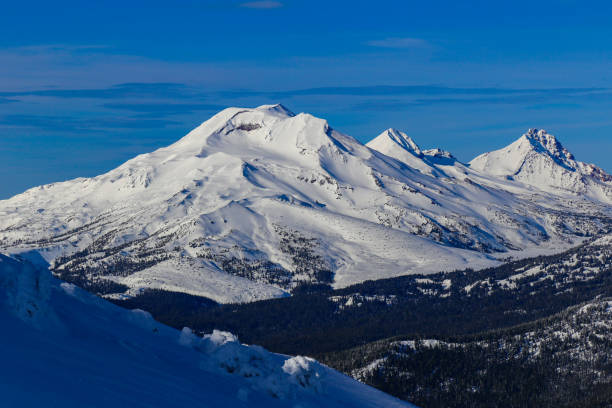 istock Alpine skiing at Mt Bachelor ski resort in Bend, Oregon 1359189264