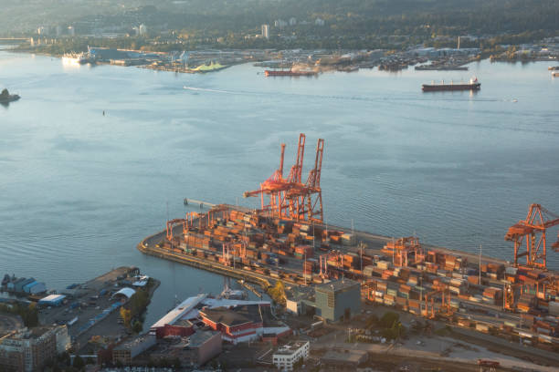 istock Aerial view of Vancouver Harbour 1359199150