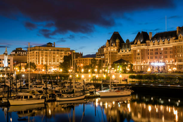 istock Victoria, BC, Canada at dusk 1359199730
