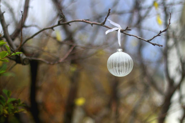 istock Christmas Ornament in a Garden 1359199963