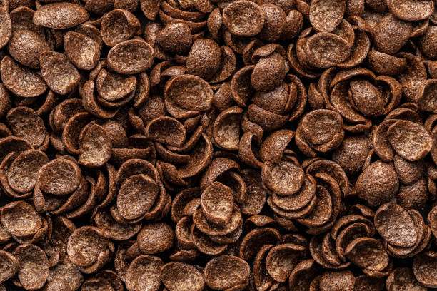 istock Sweet chocolate breakfast cereal flakes 1359211666