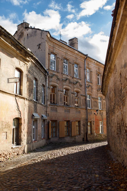 istock Sv. Dvasios street in Vilnius old town, Lithuania 1359213208