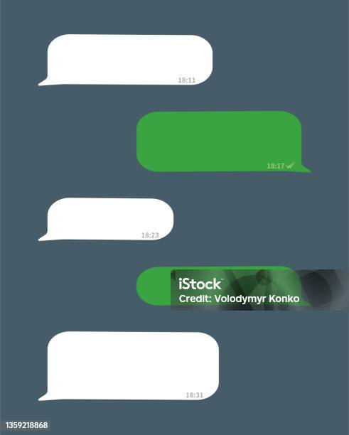Ilustración de Iconos Vectoriales De Burbujas De Mensajes Para Chat Plantilla De Diseño De Burbujas De Imessage Vectorial Para Chat De Mensajería y más Vectores Libres de Derechos de Globo de conversación - Ilustración de Iconos Vectoriales De Burbujas De Mensajes Para Chat Plantilla De Diseño De Burbujas De Imessage Vectorial Para Chat De Mensajería y más Vectores Libres de Derechos de Globo de conversación -