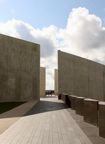 The unusual monument at the Flight 93 Memorial in Pennsylvania