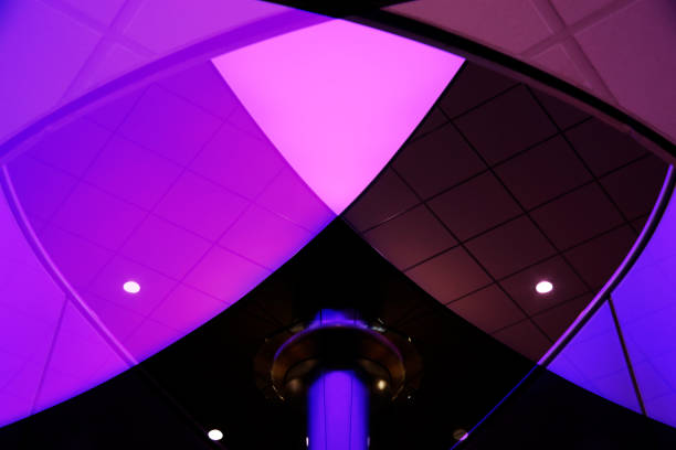 Digitally rendered futuristic architectural background. Architectural fiction.