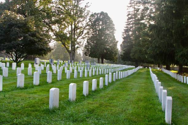 istock Rows And Rows Of Graves At Gettysburg 1359221880