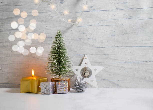 istock decorative christmas tree on wooden background season 1359223066