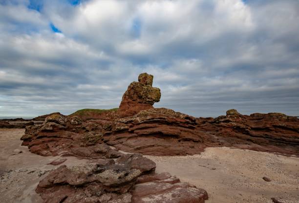 istock Rock Formations Of The North Sea Coast. 1359224623