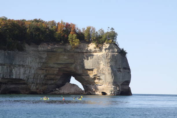 istock Kayakers On Lake Superior 1359232321