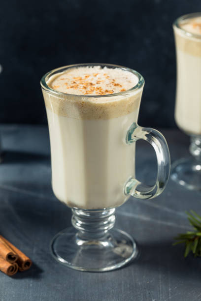 istock Boozy Warm Tom and Jerry Cocktail 1359235668