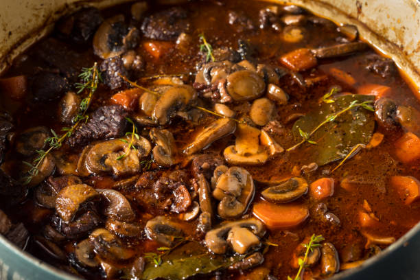 istock Homemade French Beef Bourguignon Stew 1359236735