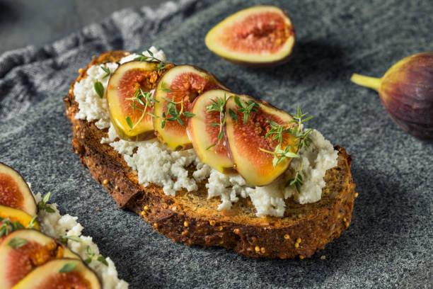 istock Healthy Homemade Fig Breakfast Toast 1359236862