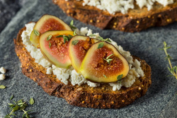 istock Healthy Homemade Fig Breakfast Toast 1359236874