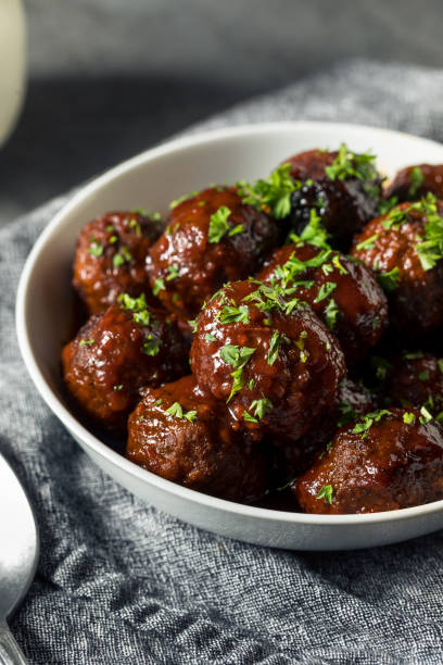istock Homemade Barbecue Crockpot Meatballs 1359237139