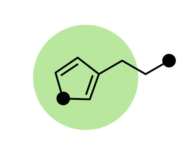 ilustrações, clipart, desenhos animados e ícones de ícone da fórmula de histamina - amino acid molecule chemical histamine