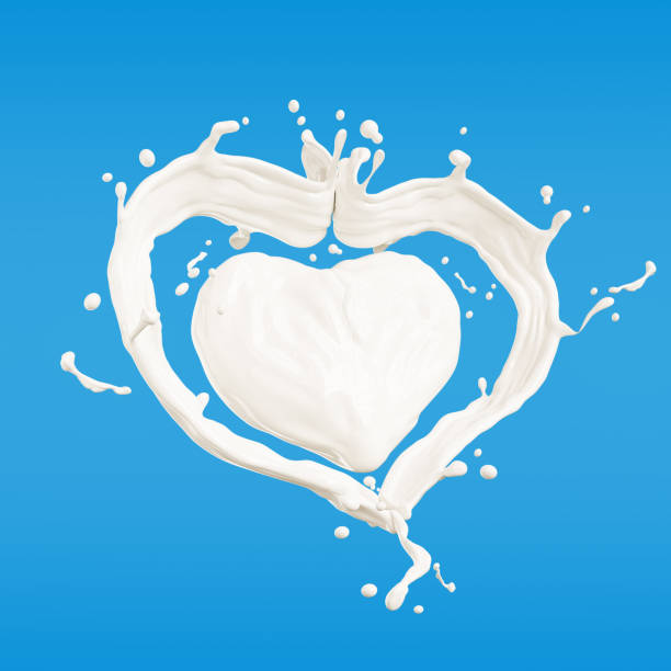 istock milk splash in heart shape on transparent background. clipping path 1359248293