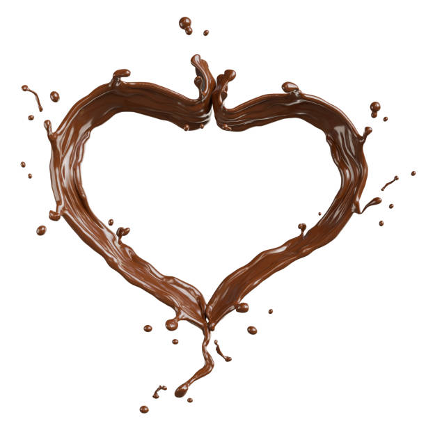 istock chocolate splash in heart shape on transparent background.clipping path 1359248294