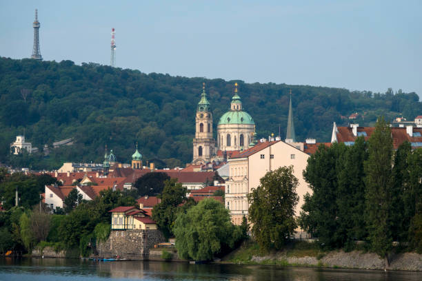 istock Vltava River and Prague old city 1359251962