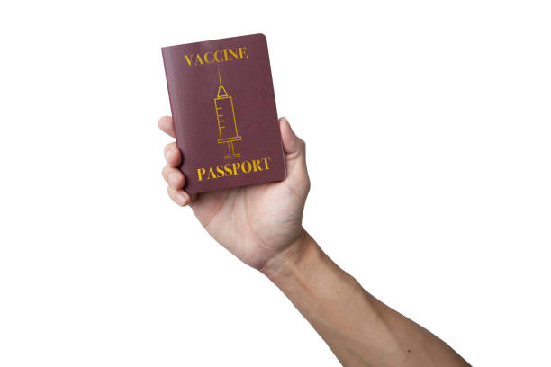 istock holding a vacine passport isolated 1359253751