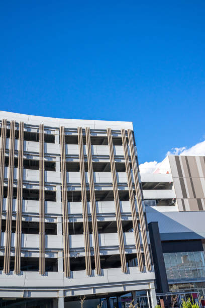 istock Multi-storey car park for commercial facilities 1359260467