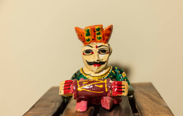 istock Handmade colorful wooden rajasthani souvenir 1359269313