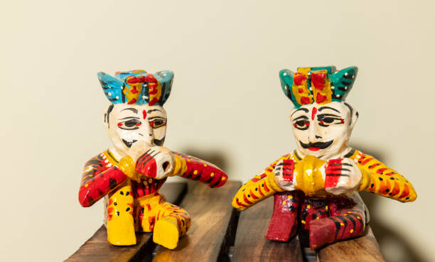 istock Handmade colorful wooden rajasthani souvenir 1359269896