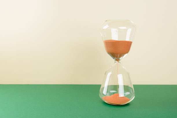istock Hourglass photographed in studio 1359276054