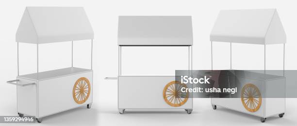 Food Cart Stock Photo - Download Image Now - Cart, Shopping Cart, Street Food